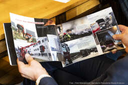 pw_200_14_fot. piotr wojnarowski.jpg-Straż Pożarna, Komenda Miejska, narada, roczna, Majchrowski