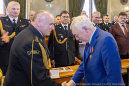 pw_200_20_fot. piotr wojnarowski.jpg-Straż Pożarna, Komenda Miejska, narada, roczna, Majchrowski