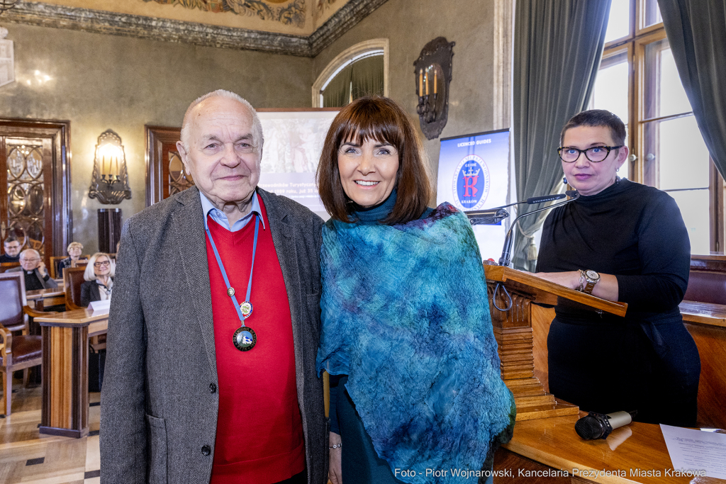 Święto Przewodników, przewodnicy, Kraków, Korfel-Jasińska, Lassota, Purchla, odznaczenia, spotk  Autor: P. Wojnarowski