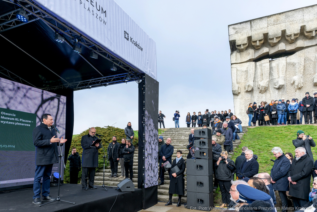 Yacov Livne, Majchrowski, KL Plaszow , otwarcie, muzeum, Lili Haber, Erin Nickerson  Autor: P. Wojnarowski