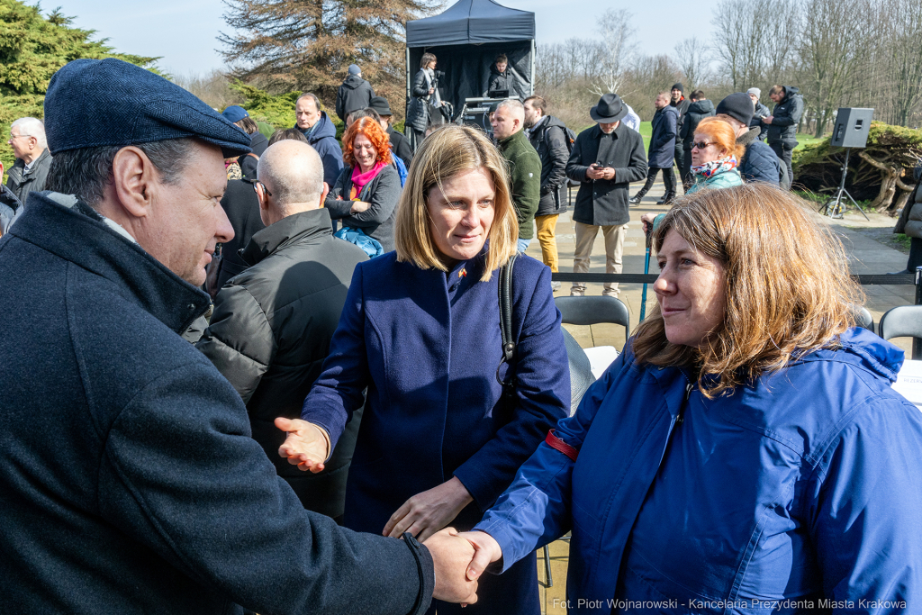 Yacov Livne, Majchrowski, KL Plaszow , otwarcie, muzeum, Lili Haber, Erin Nickerson  Autor: P. Wojnarowski