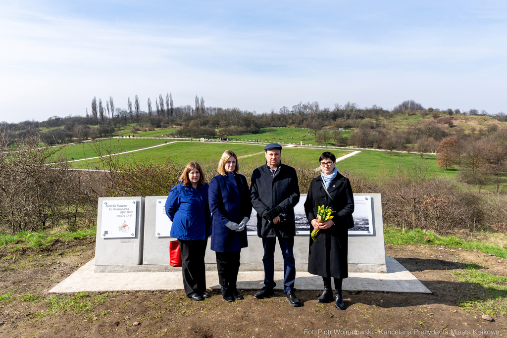 Yacov Livne, Majchrowski, KL Plaszow , otwarcie, muzeum, Lili Haber, Erin Nickerson  Autor: P. Wojnarowski