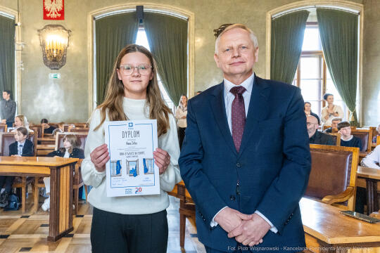 Okna otwarte na Europę, konkurs, nagrody, dzieci, wręczenie, Muzyk