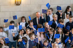 Okna otwarte na Europę, konkurs, nagrody, dzieci, wręczenie, Muzyk