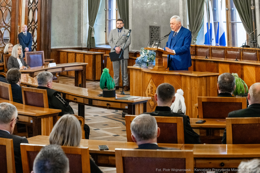 wręczenie, Honoris Gratia, Majchrowski, zasłużeni dla Krakowa, Święta Patrona Miasta  Autor: P. Wojnarowski