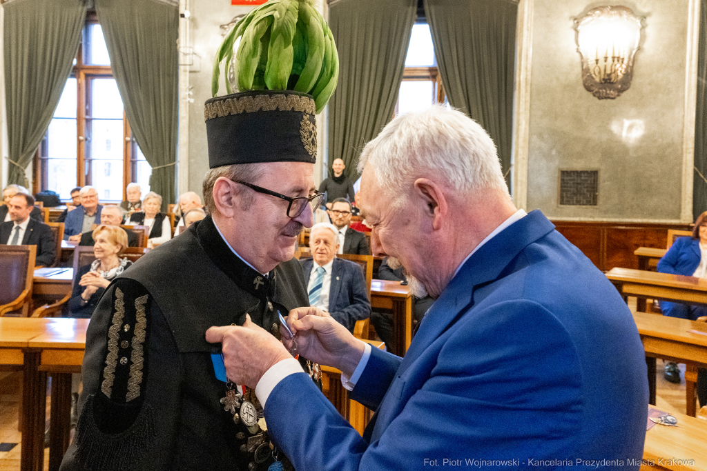 wręczenie, Honoris Gratia, Majchrowski, zasłużeni dla Krakowa, Święta Patrona Miasta  Autor: P. Wojnarowski