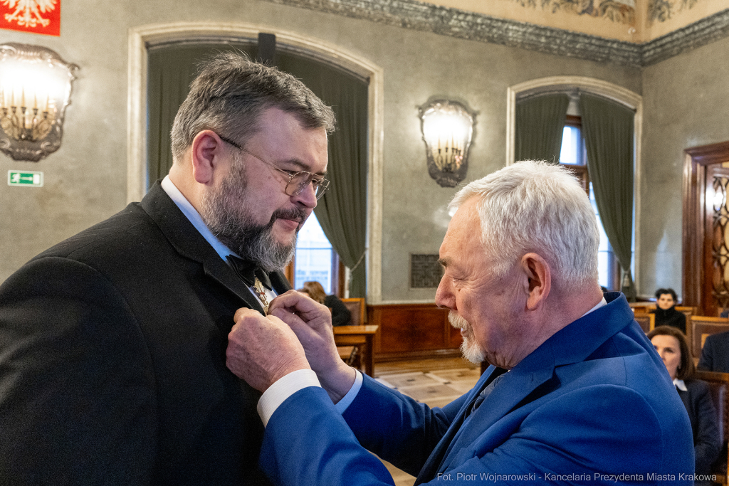 wręczenie, Honoris Gratia, Majchrowski, zasłużeni dla Krakowa, Święta Patrona Miasta  Autor: P. Wojnarowski