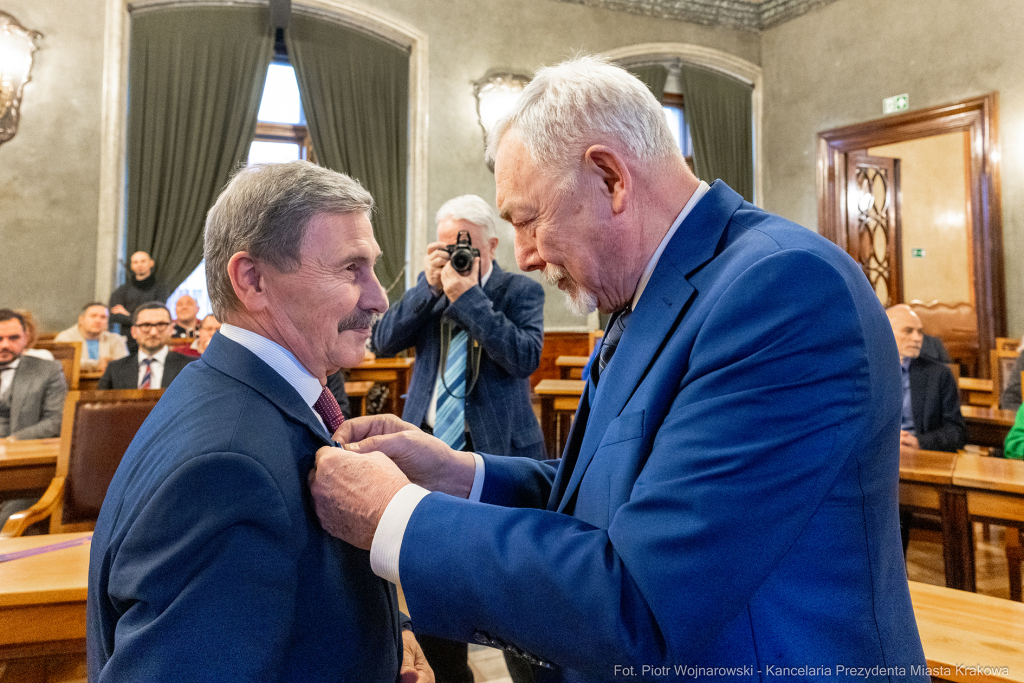 wręczenie, Honoris Gratia, Majchrowski, zasłużeni dla Krakowa, Święta Patrona Miasta  Autor: P. Wojnarowski