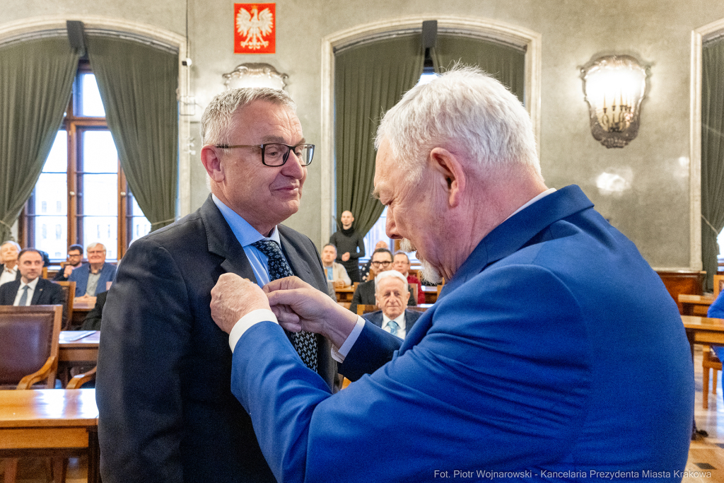 wręczenie, Honoris Gratia, Majchrowski, zasłużeni dla Krakowa, Święta Patrona Miasta  Autor: P. Wojnarowski