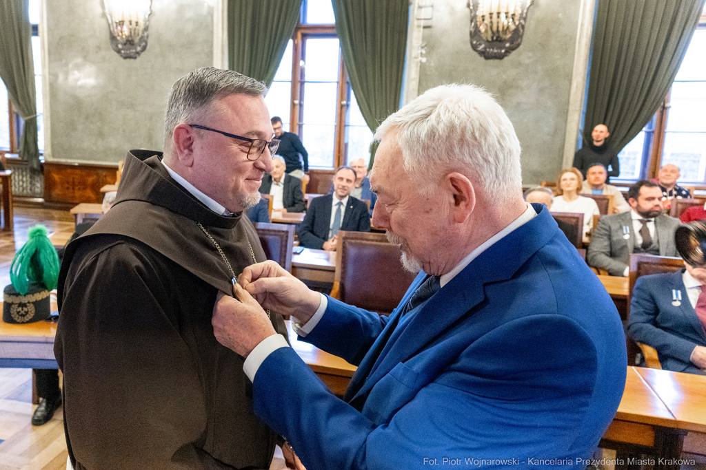 wręczenie, Honoris Gratia, Majchrowski, zasłużeni dla Krakowa, Święta Patrona Miasta  Autor: P. Wojnarowski