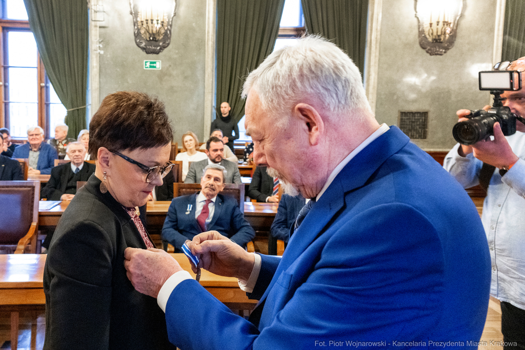 wręczenie, Honoris Gratia, Majchrowski, zasłużeni dla Krakowa, Święta Patrona Miasta  Autor: P. Wojnarowski