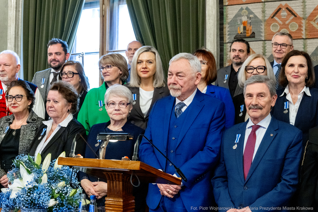 wręczenie, Honoris Gratia, Majchrowski, zasłużeni dla Krakowa, Święta Patrona Miasta  Autor: P. Wojnarowski