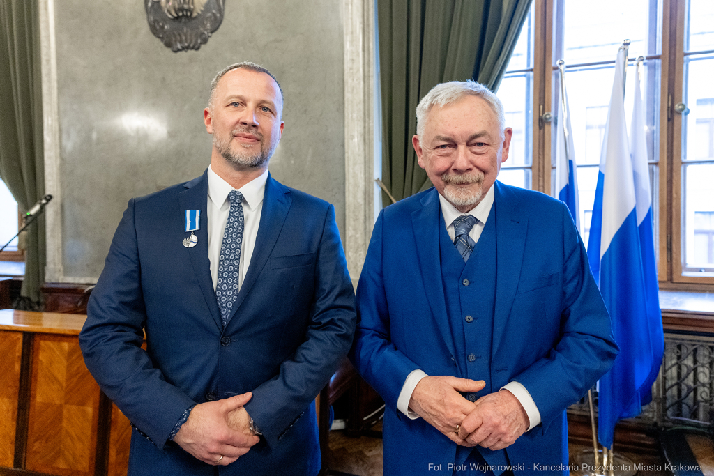 wręczenie, Honoris Gratia, Majchrowski, zasłużeni dla Krakowa, Święta Patrona Miasta  Autor: P. Wojnarowski