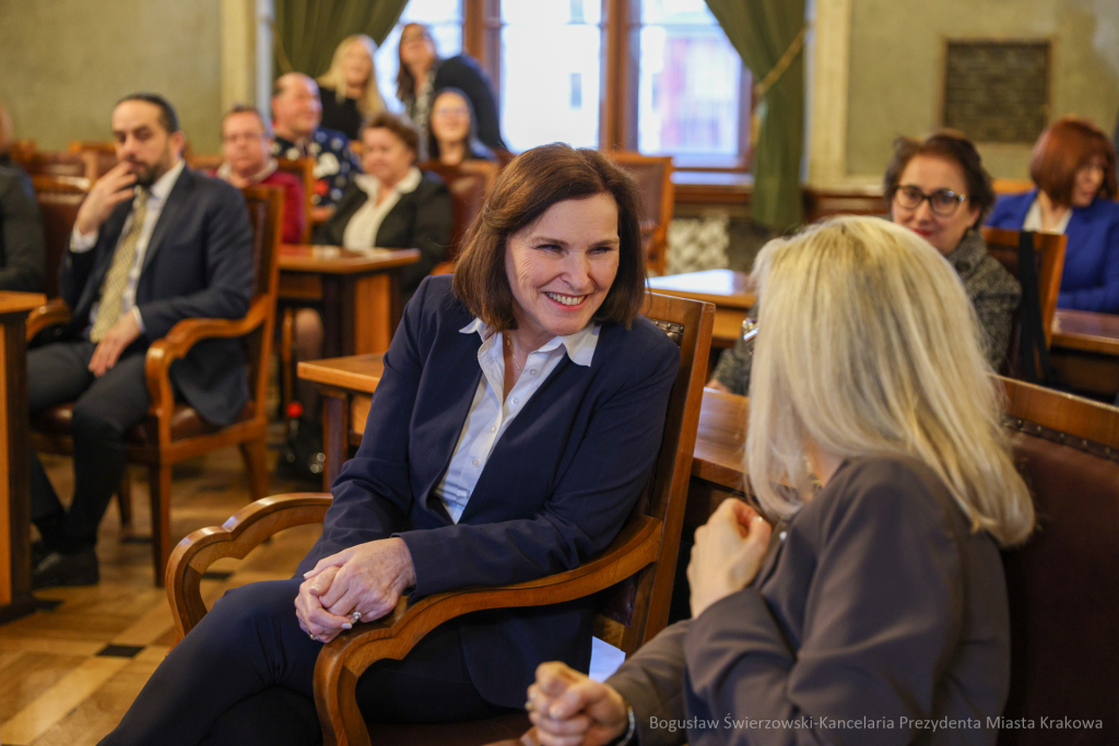 wręczenie, Honoris Gratia, Majchrowski, zasłużeni dla Krakowa, Święta Patrona Miasta  Autor: B. Świerzowski