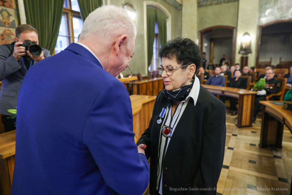 wręczenie, Honoris Gratia, Majchrowski, zasłużeni dla Krakowa, Święta Patrona Miasta  Autor: B. Świerzowski