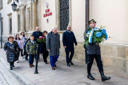 Pomnik Dietla, złożenie kwiatów, św. Józef, patron, święto Krakowa, Józef Dietl, Majchrowski