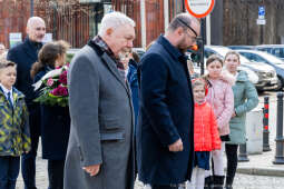 Pomnik Dietla, złożenie kwiatów, św. Józef, patron, święto Krakowa, Józef Dietl, Majchrowski