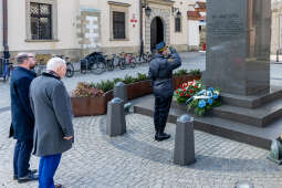 Pomnik Dietla, złożenie kwiatów, św. Józef, patron, święto Krakowa, Józef Dietl, Majchrowski