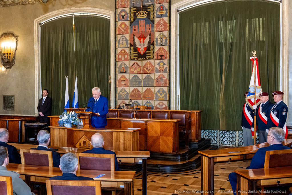 wręczenie, Honoris Gratia, Majchrowski, zasłużeni dla Krakowa, Święto Patrona Miasta  Autor: P. Wojnarowski