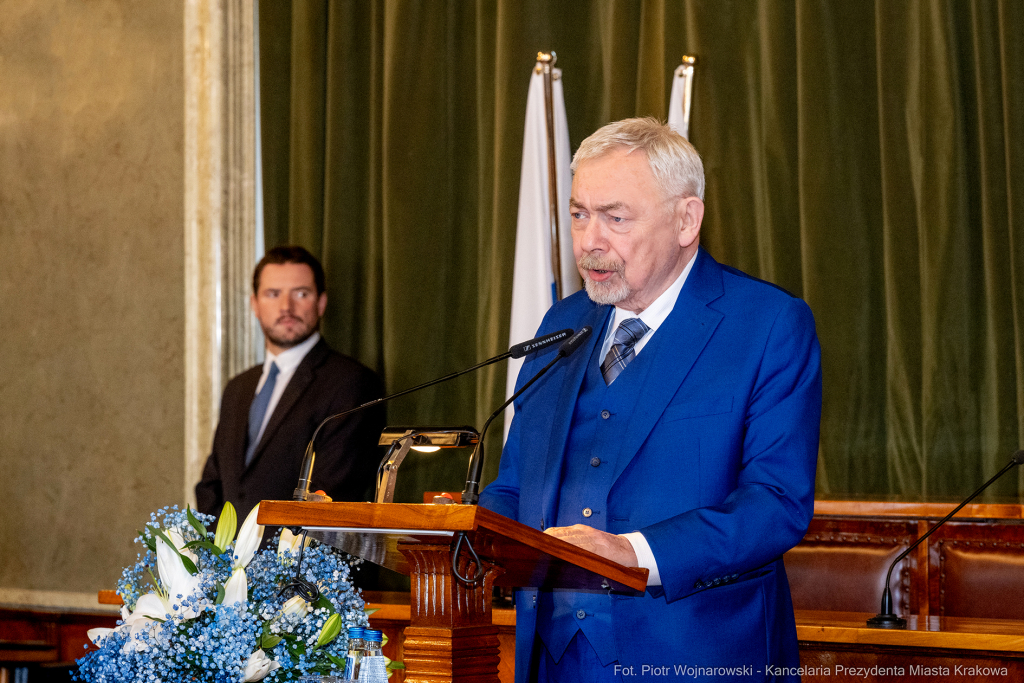 wręczenie, Honoris Gratia, Majchrowski, zasłużeni dla Krakowa, Święto Patrona Miasta  Autor: P. Wojnarowski