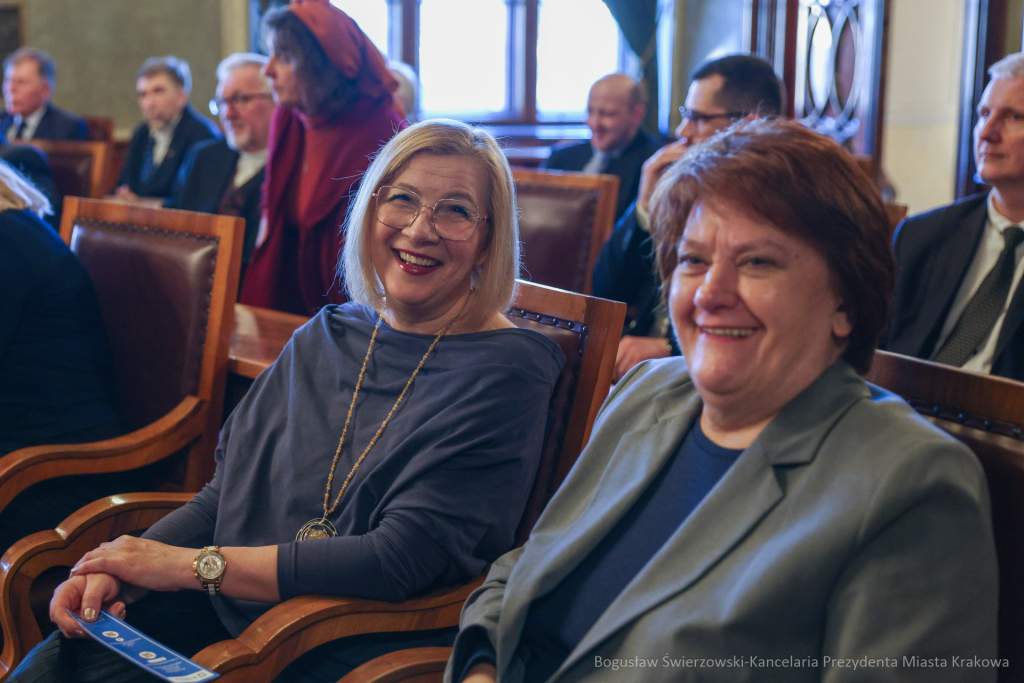 wręczenie, Honoris Gratia, Majchrowski, zasłużeni dla Krakowa, Święto Patrona Miasta  Autor: B. Świerzowski