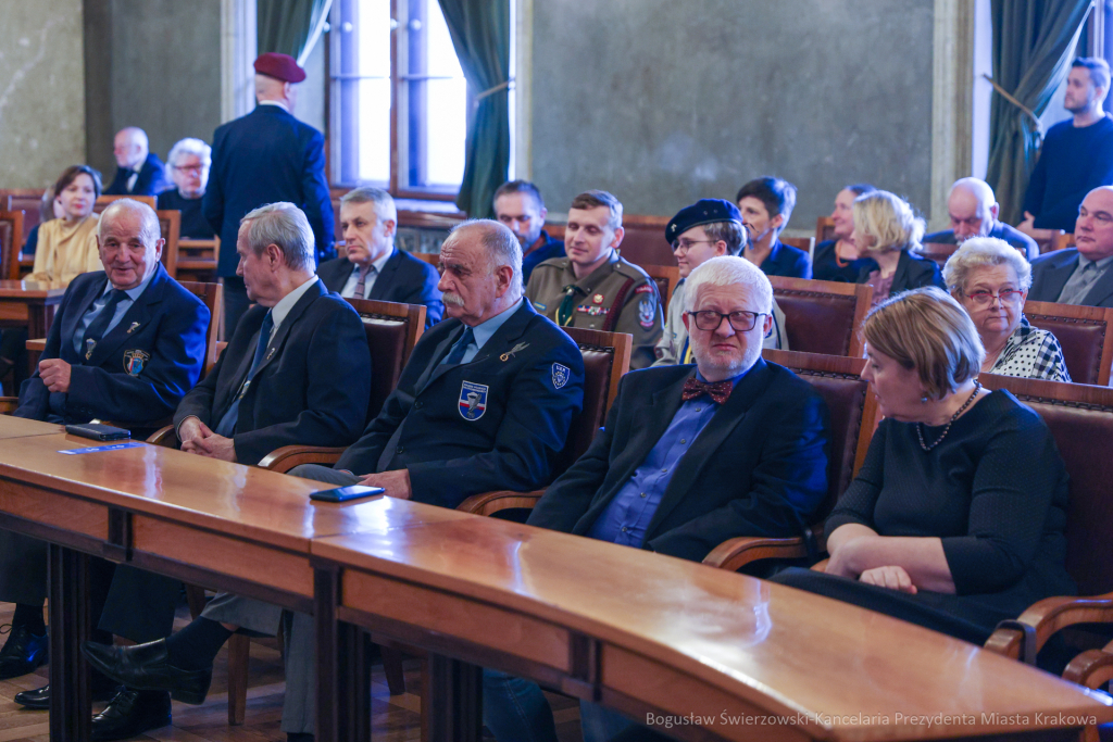 wręczenie, Honoris Gratia, Majchrowski, zasłużeni dla Krakowa, Święto Patrona Miasta  Autor: B. Świerzowski