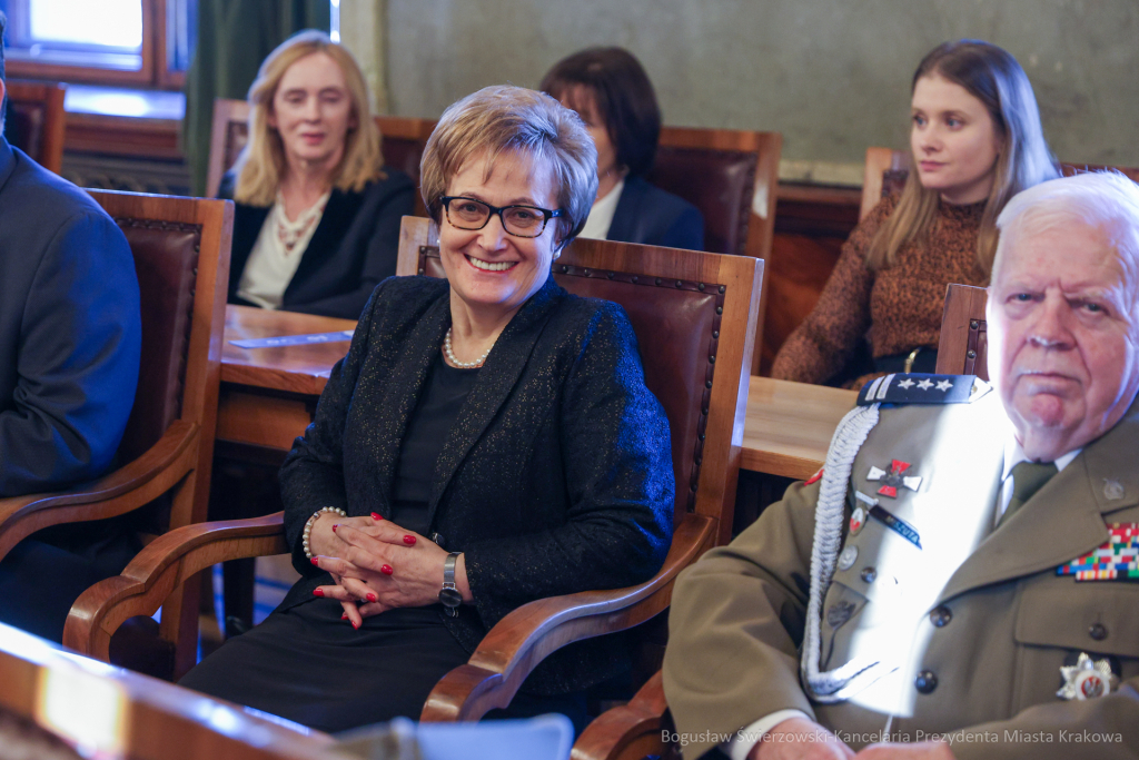 wręczenie, Honoris Gratia, Majchrowski, zasłużeni dla Krakowa, Święto Patrona Miasta  Autor: B. Świerzowski