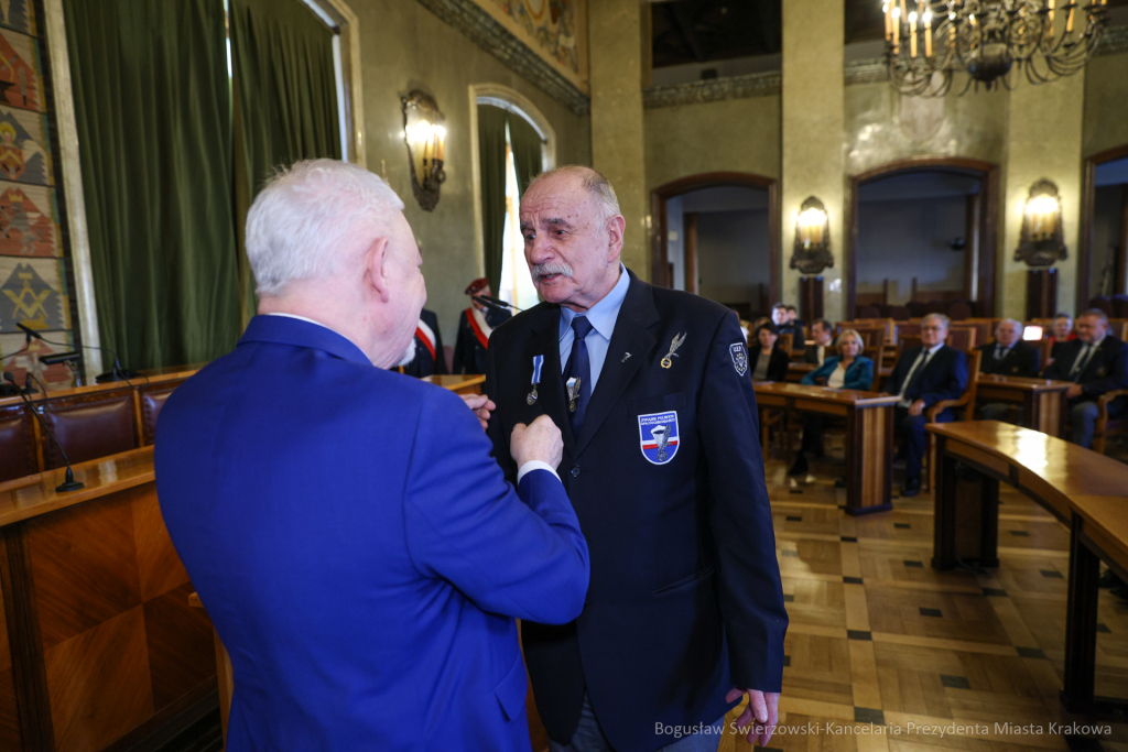 wręczenie, Honoris Gratia, Majchrowski, zasłużeni dla Krakowa, Święto Patrona Miasta  Autor: B. Świerzowski