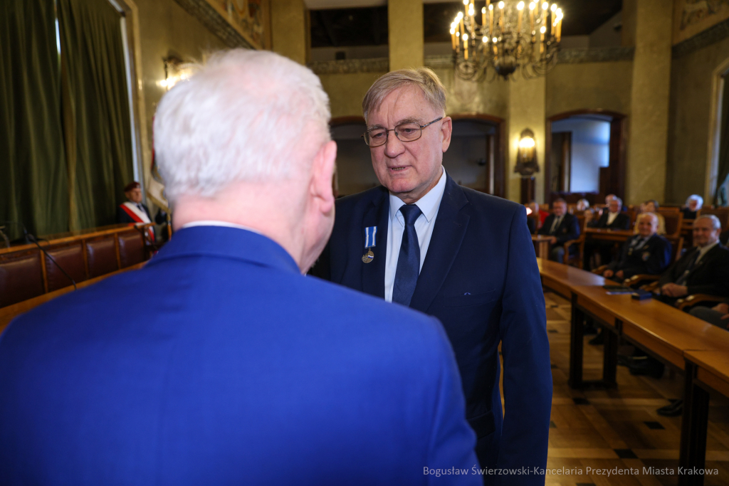 wręczenie, Honoris Gratia, Majchrowski, zasłużeni dla Krakowa, Święto Patrona Miasta  Autor: B. Świerzowski