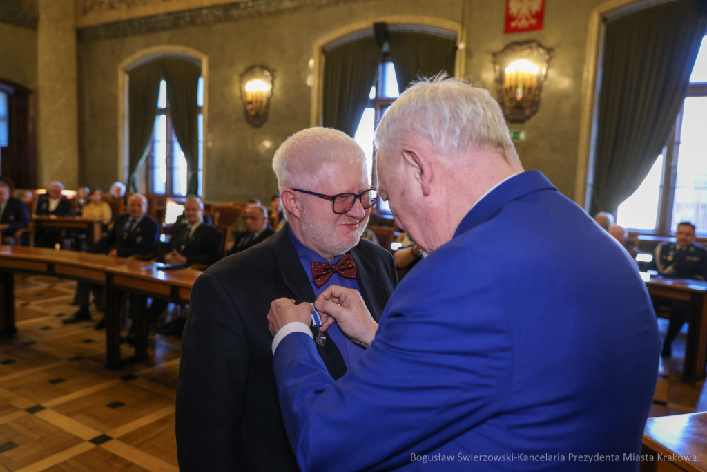 wręczenie, Honoris Gratia, Majchrowski, zasłużeni dla Krakowa, Święto Patrona Miasta  Autor: B. Świerzowski