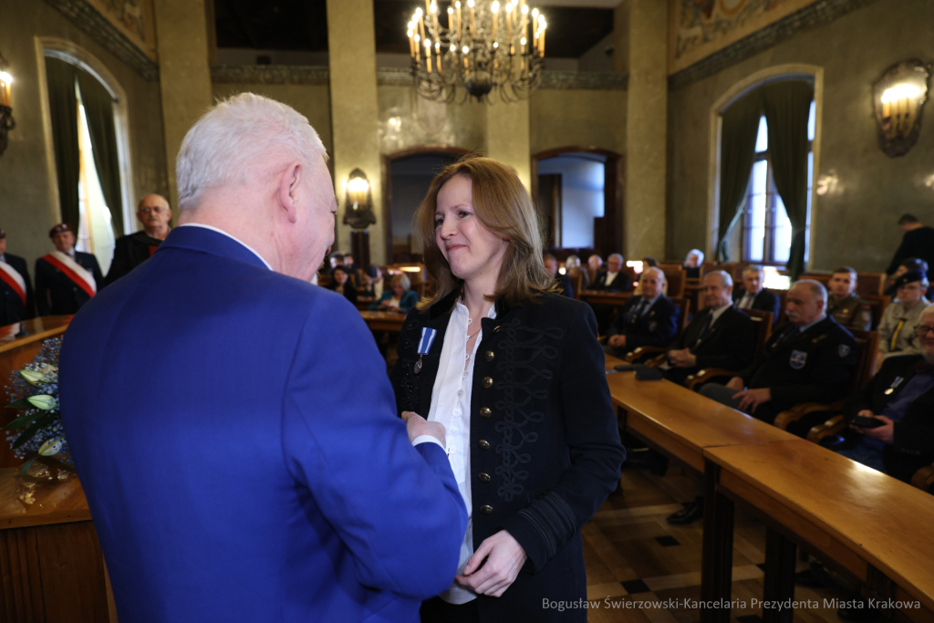 wręczenie, Honoris Gratia, Majchrowski, zasłużeni dla Krakowa, Święto Patrona Miasta  Autor: B. Świerzowski