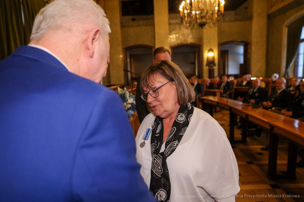 wręczenie, Honoris Gratia, Majchrowski, zasłużeni dla Krakowa, Święto Patrona Miasta  Autor: B. Świerzowski