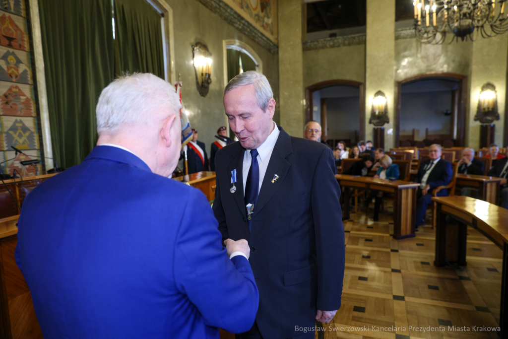 wręczenie, Honoris Gratia, Majchrowski, zasłużeni dla Krakowa, Święto Patrona Miasta  Autor: B. Świerzowski