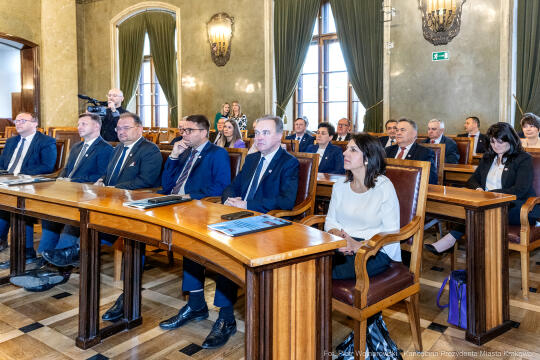 Metropolia Krakowska, jubileusz, 10 lat, 10-lecie, stowarzyszenie, gminy podkrakowskie, wójtowie, b