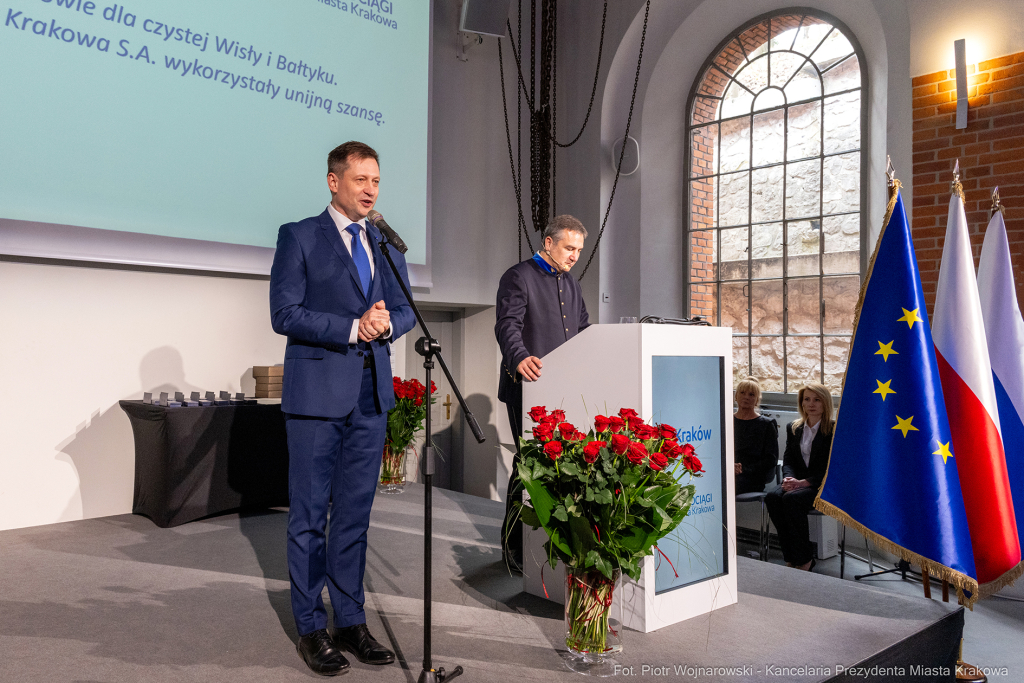 wodociągi, krakowskie, konferencja, spotkanie, fundusze unijne, oczyszczalnia, Honoris Gratia, Majc  Autor: P. Wojnarowski