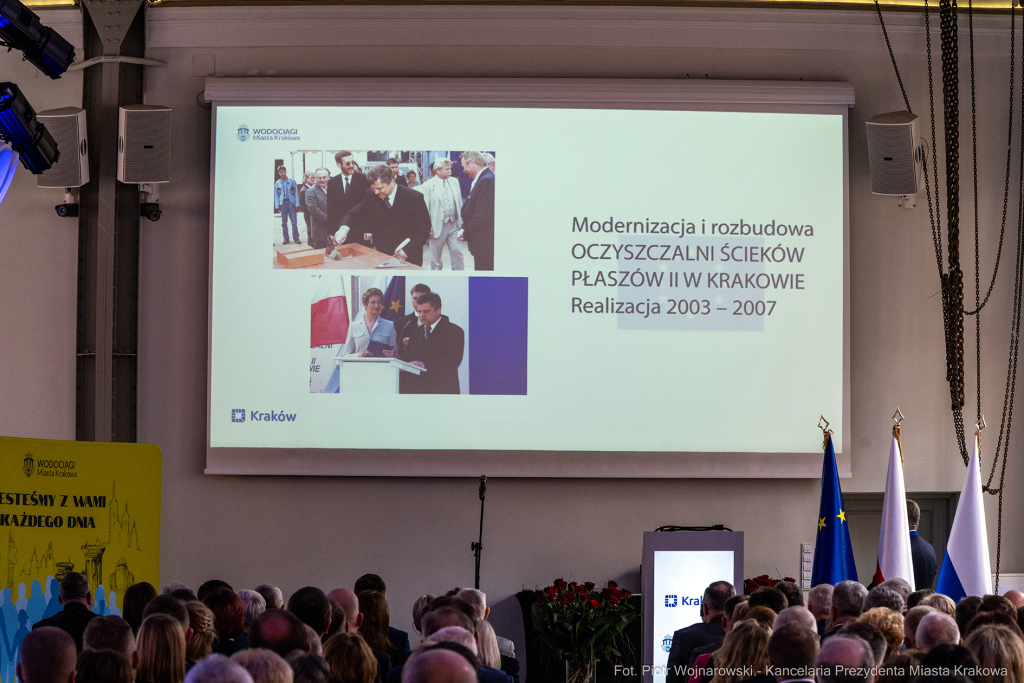 wodociągi, krakowskie, konferencja, spotkanie, fundusze unijne, oczyszczalnia, Honoris Gratia, Majc  Autor: P. Wojnarowski