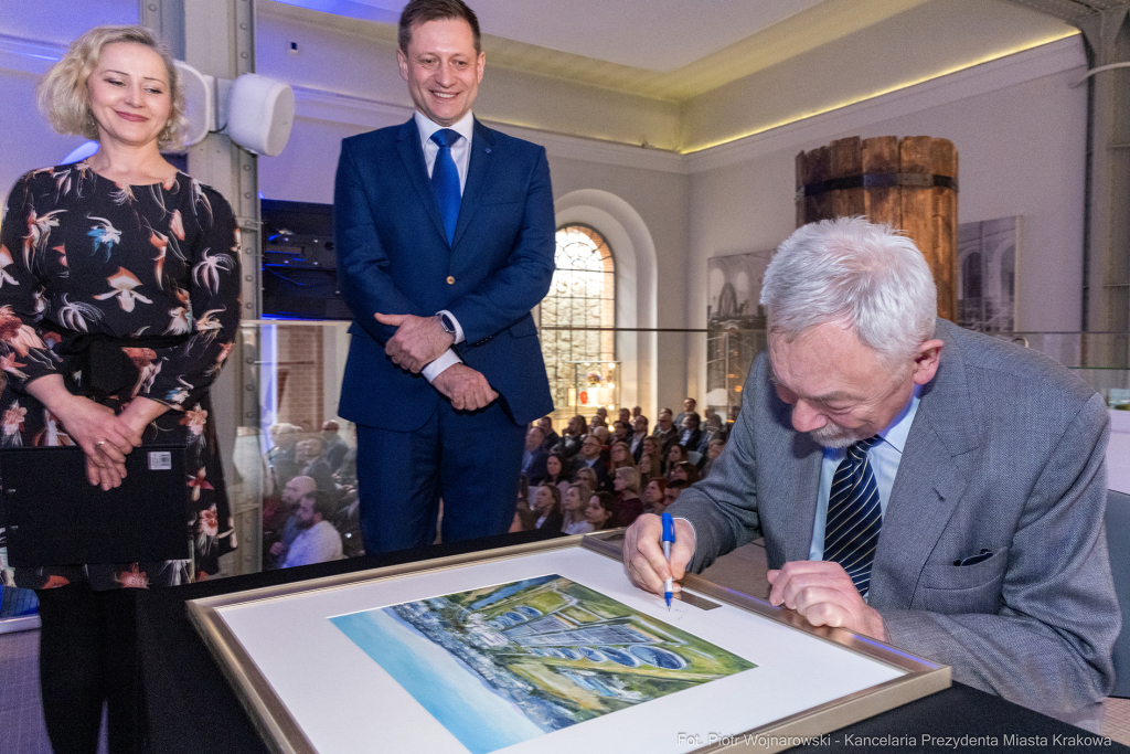 wodociągi, krakowskie, konferencja, spotkanie, fundusze unijne, oczyszczalnia, Honoris Gratia, Majc  Autor: P. Wojnarowski