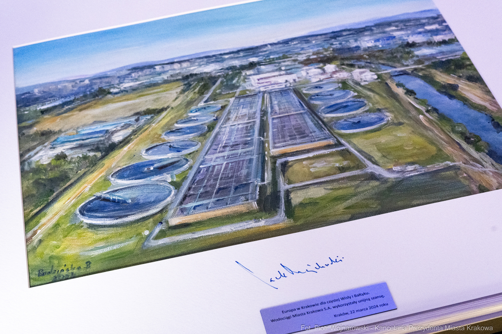 wodociągi, krakowskie, konferencja, spotkanie, fundusze unijne, oczyszczalnia, Honoris Gratia, Majc  Autor: P. Wojnarowski