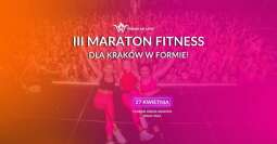 Logo: III Maraton Fitness dla Kraków w Formie (Third Fitness Marathon – Kraków in Shape)
