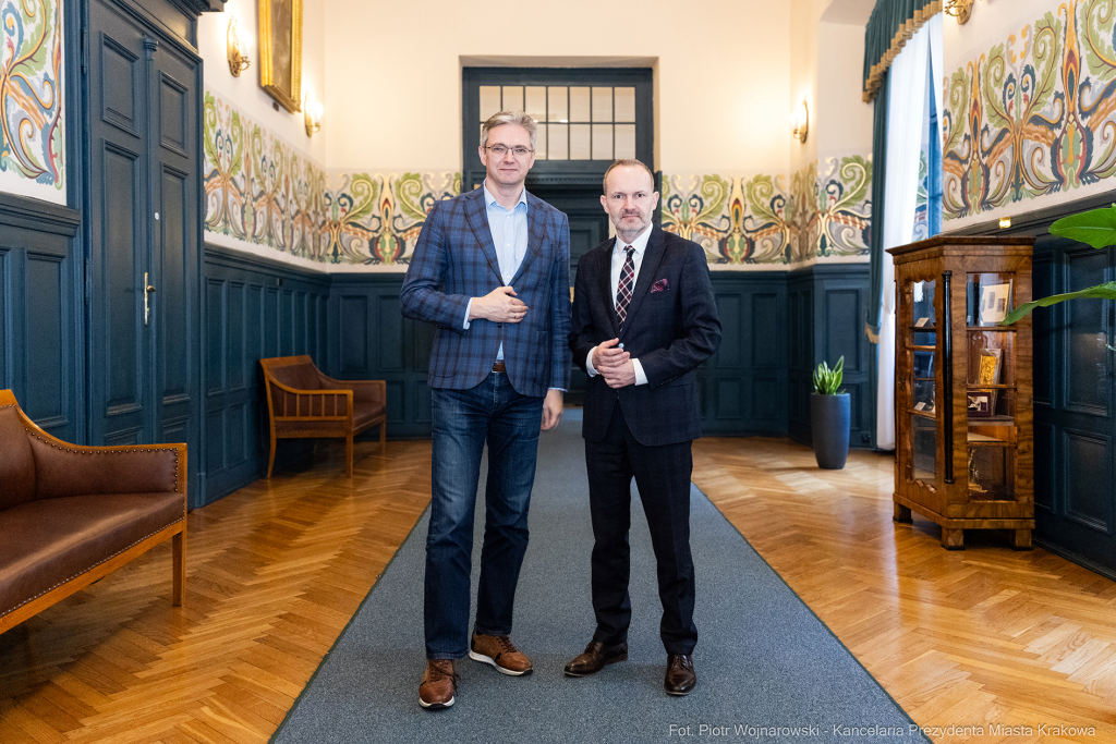 Hetman, Krzysztof, minister, poseł, Jarubas, Adam, spotkanie, Majchrowski  Autor: P. Wojnarowski