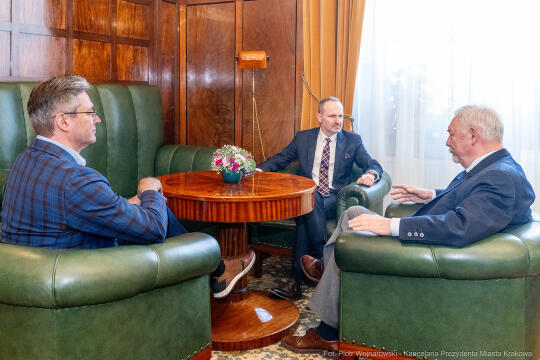 Hetman, Krzysztof, minister, poseł, Jarubas, Adam, spotkanie, Majchrowski