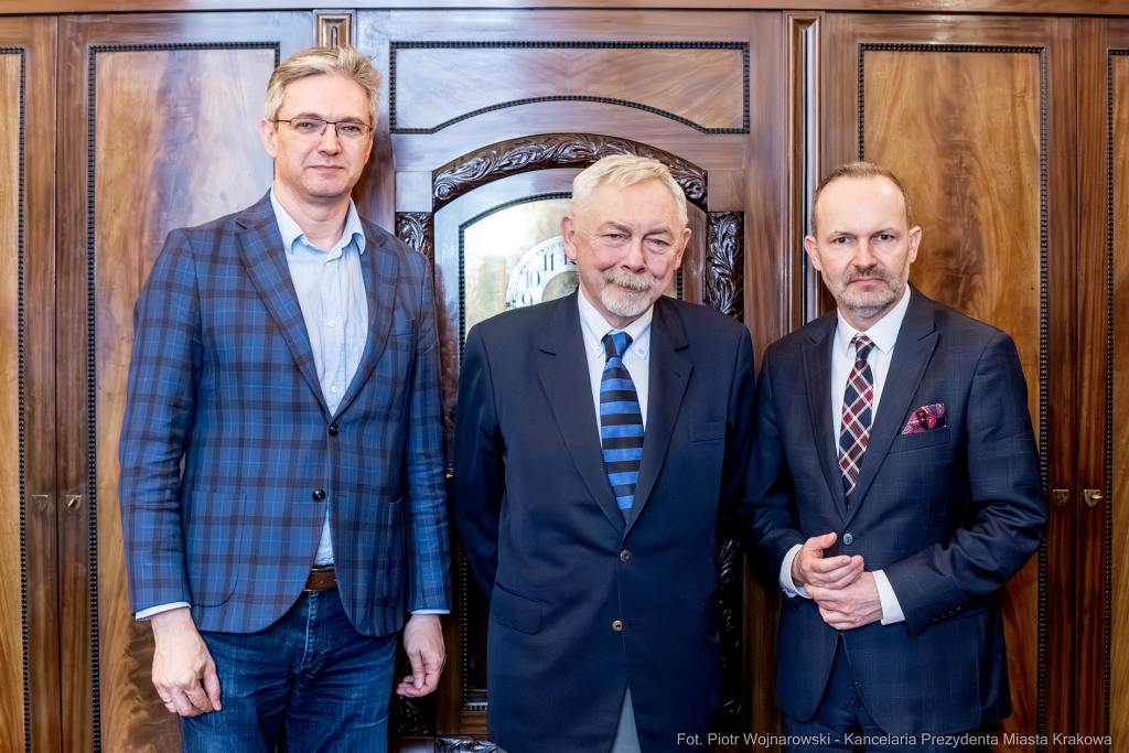 Hetman, Krzysztof, minister, poseł, Jarubas, Adam, spotkanie, Majchrowski  Autor: P. Wojnarowski