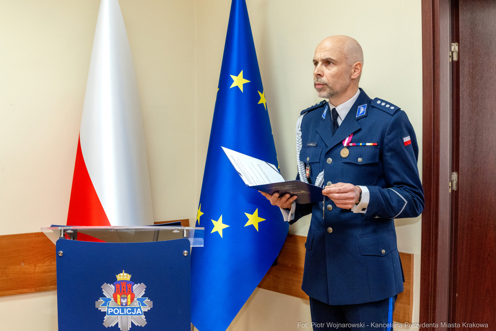 Jastrzab, Paweł, Policja, nadkomisarz, powołanie, Majchrowski, zbiórka, Komenda Miejska  Autor: P. Wojnarowski