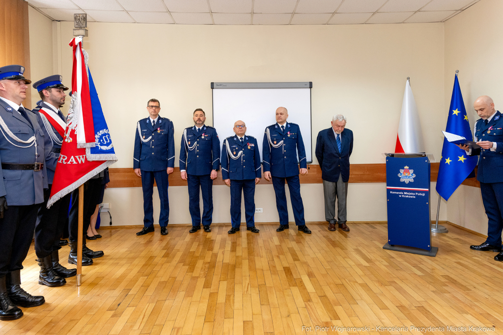 Jastrzab, Paweł, Policja, nadkomisarz, powołanie, Majchrowski, zbiórka, Komenda Miejska  Autor: P. Wojnarowski