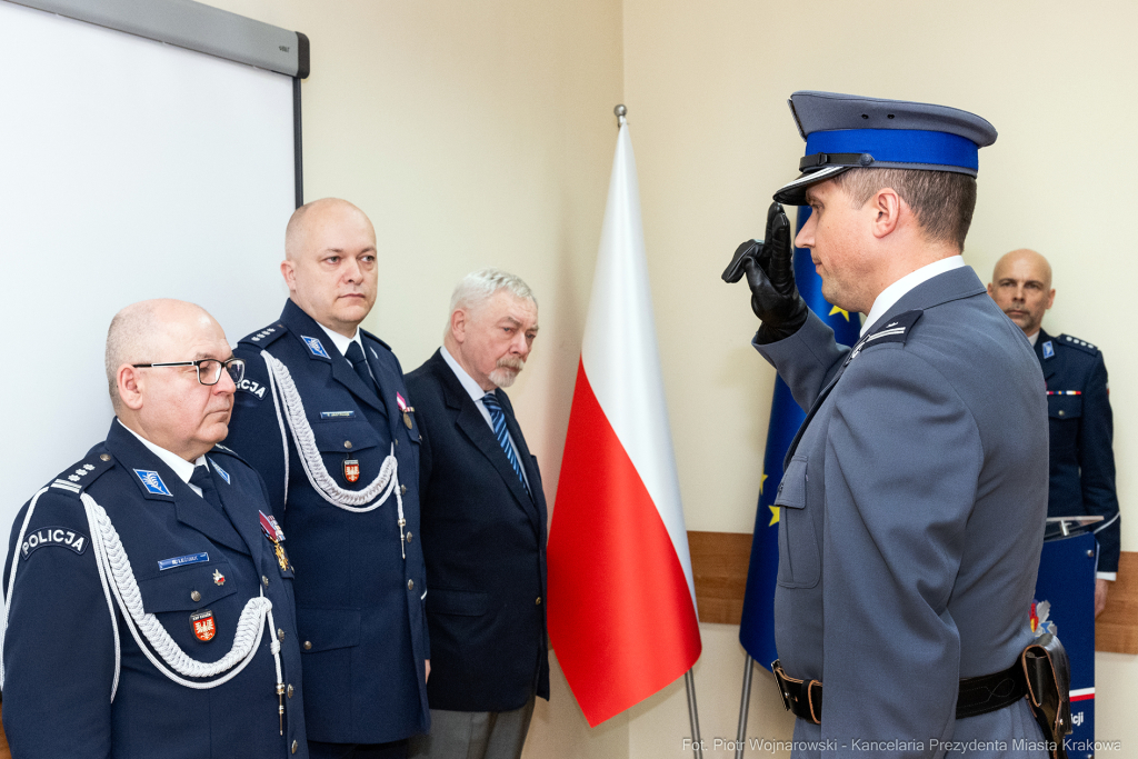 Jastrzab, Paweł, Policja, nadkomisarz, powołanie, Majchrowski, zbiórka, Komenda Miejska  Autor: P. Wojnarowski