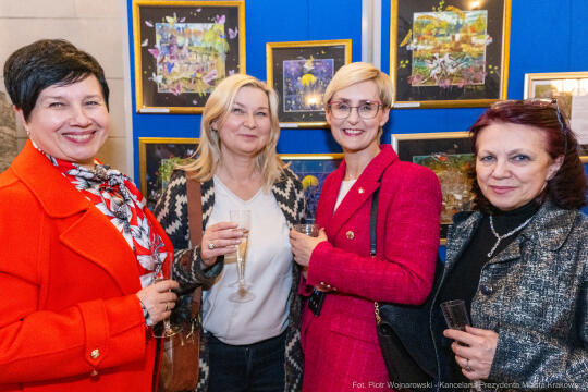 Kłańska-Kanarek,Łucja, Majchrowski, wystawa, obrazy, malarstwo, Pałac Wielopolskich, UMK,