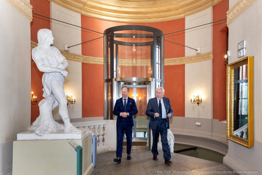 Muzeum Narodowe, Szczerski, Majchrowski, medal, z wyrazem wdzięczności, Sukiennice