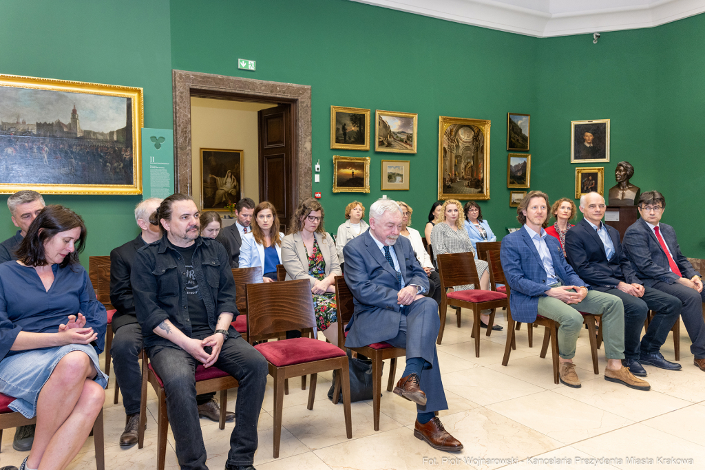Muzeum Narodowe, Szczerski, Majchrowski, medal, z wyrazem wdzięczności, Sukiennice  Autor: P. Wojnarowski