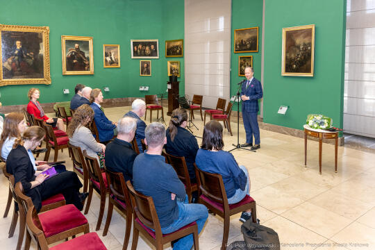 Muzeum Narodowe, Szczerski, Majchrowski, medal, z wyrazem wdzięczności, Sukiennice