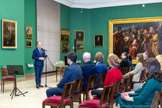 Muzeum Narodowe, Szczerski, Majchrowski, medal, z wyrazem wdzięczności, Sukiennice